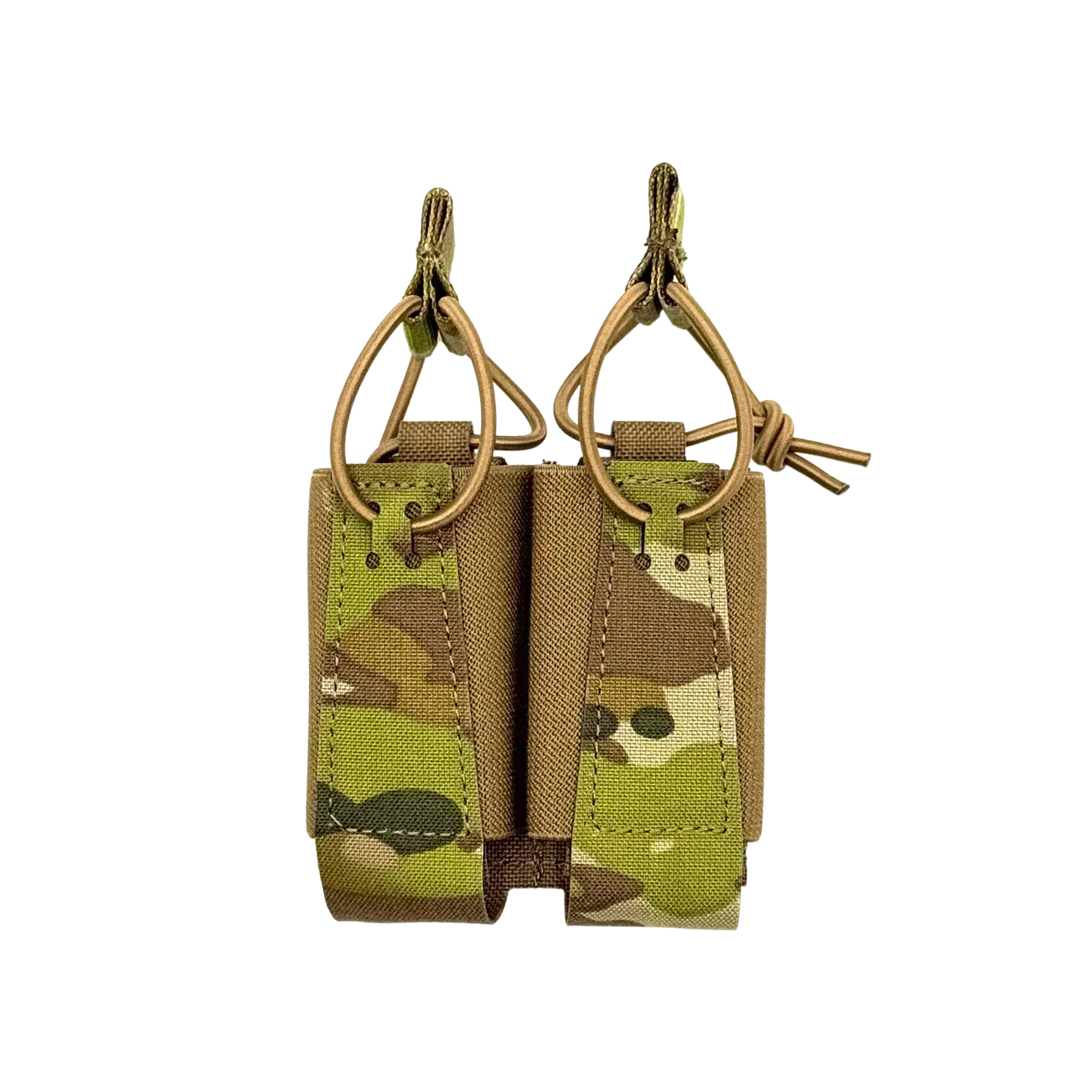 GBRS Style Double Pistol Magazine Pouch - Bungee Retention