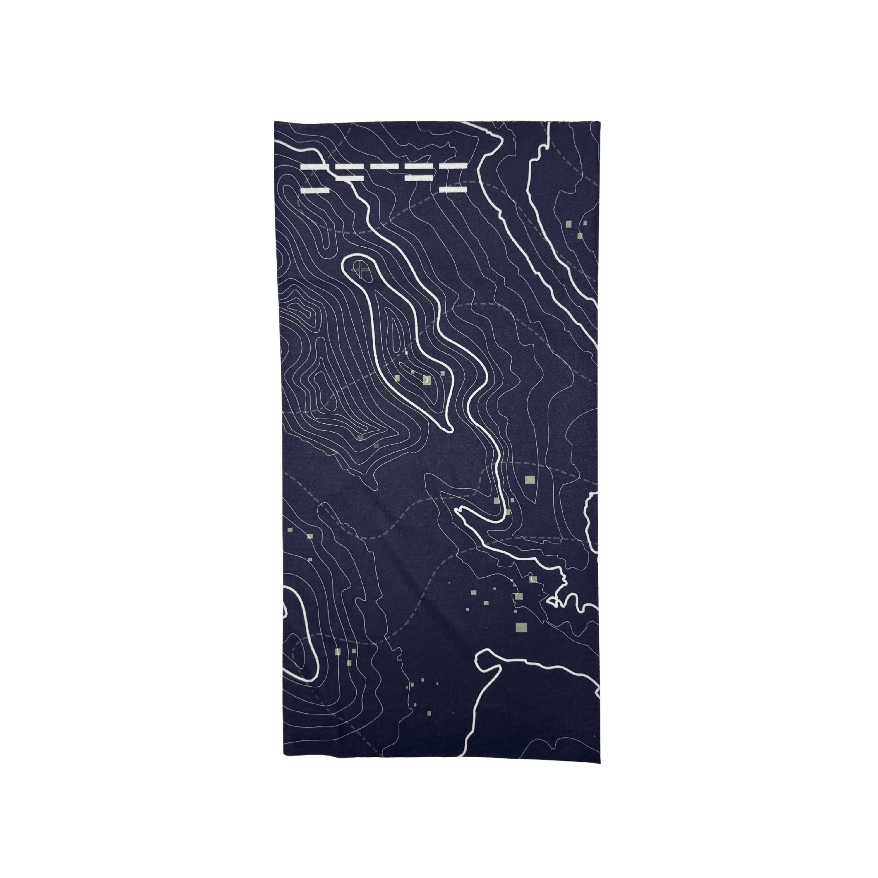 OP Tac Face Wrap - Black Contour Line