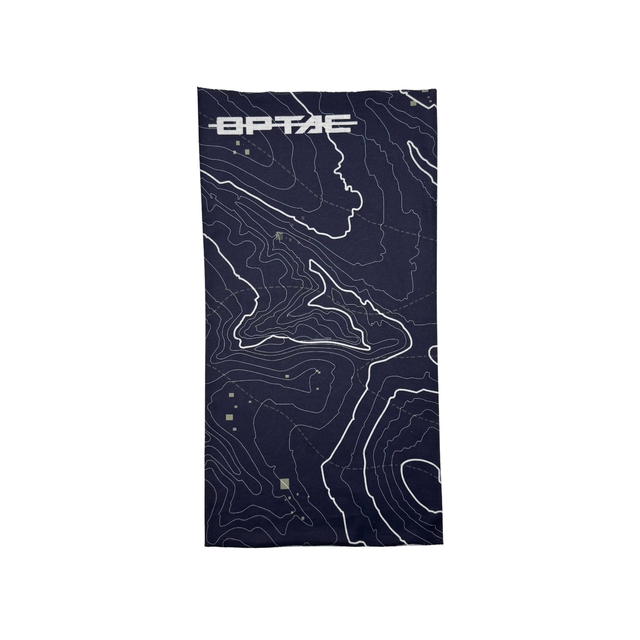 OP Tac Face Wrap - Black Contour Line