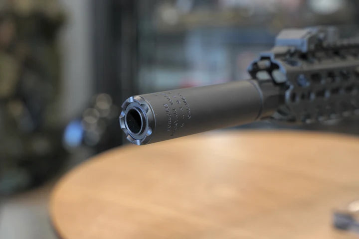 Surefire Warden 5' Full Metal Suppressor (14mm CCW) Black