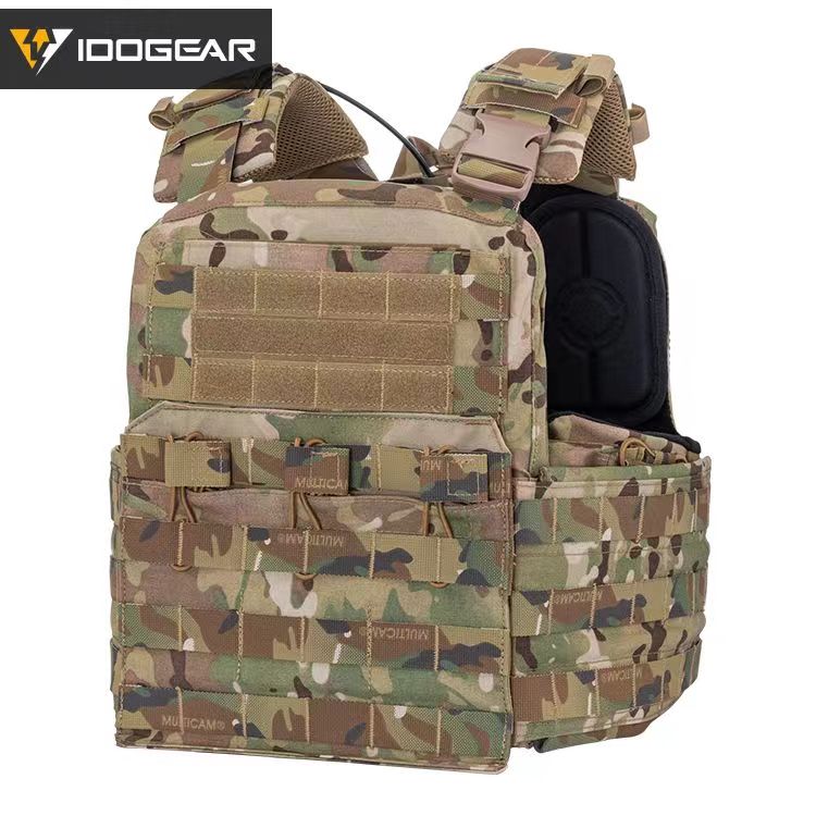 Veste Tactique IDOGEAR Gen2 L5 - Coupe-vent Déperlant Avec Capuche - Camouflage - Taille Regular Homme