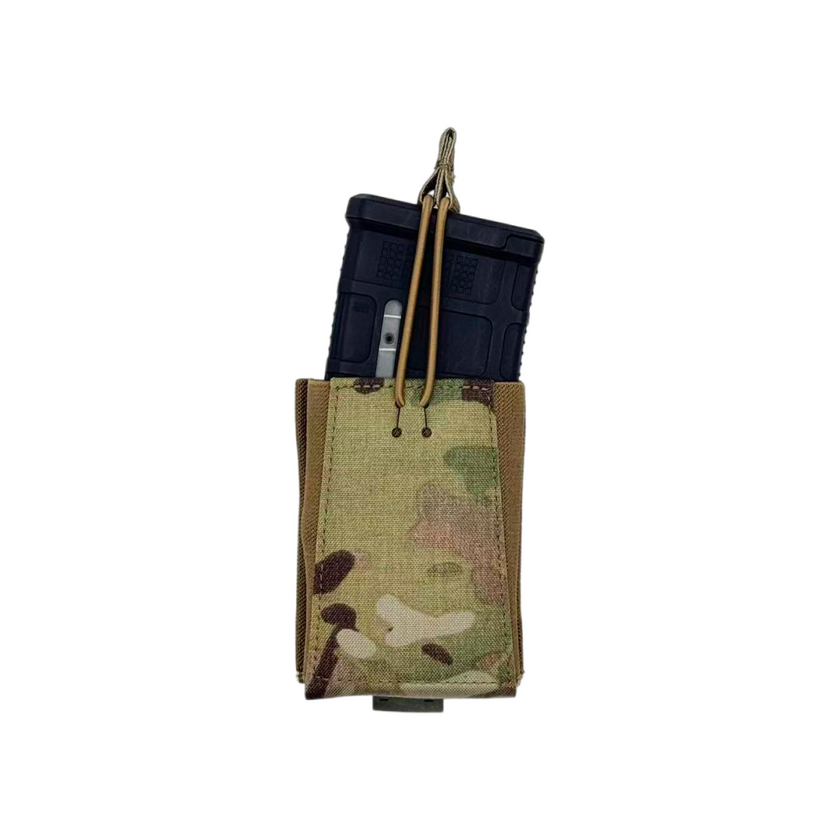 GBRS Style Single Rifle Magazine Pouch - Bungee Retention